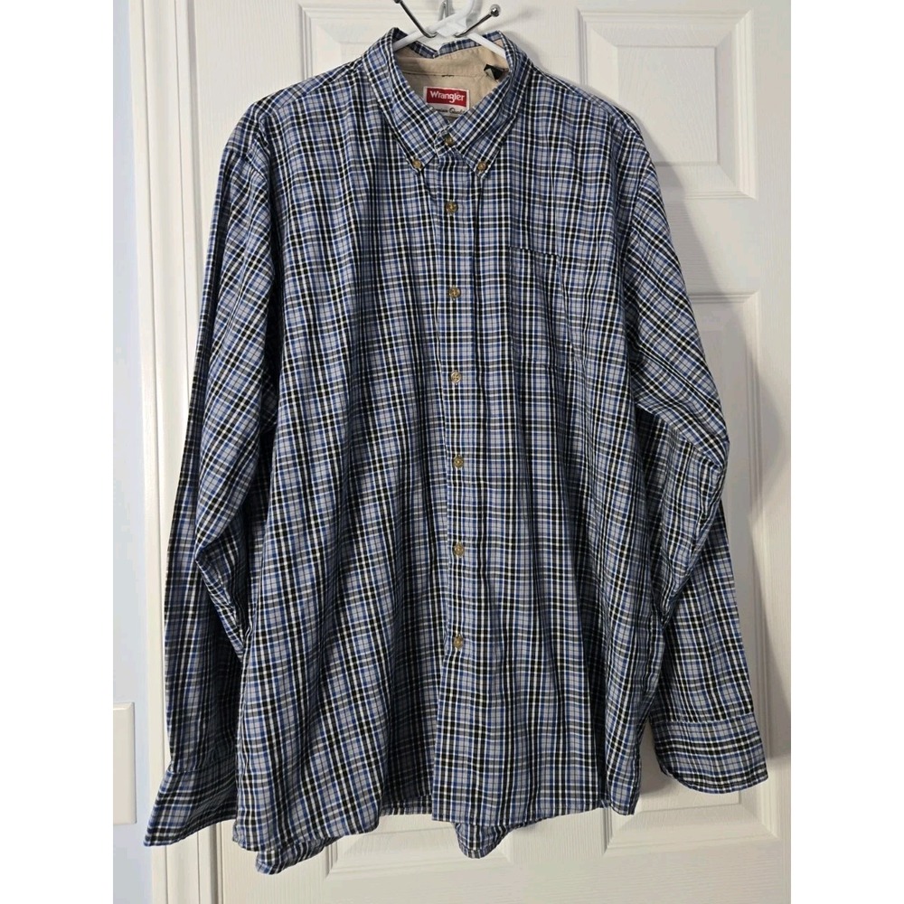 Wrangler Authentics Long Sleeve Button Down Shirt Size Xl‎